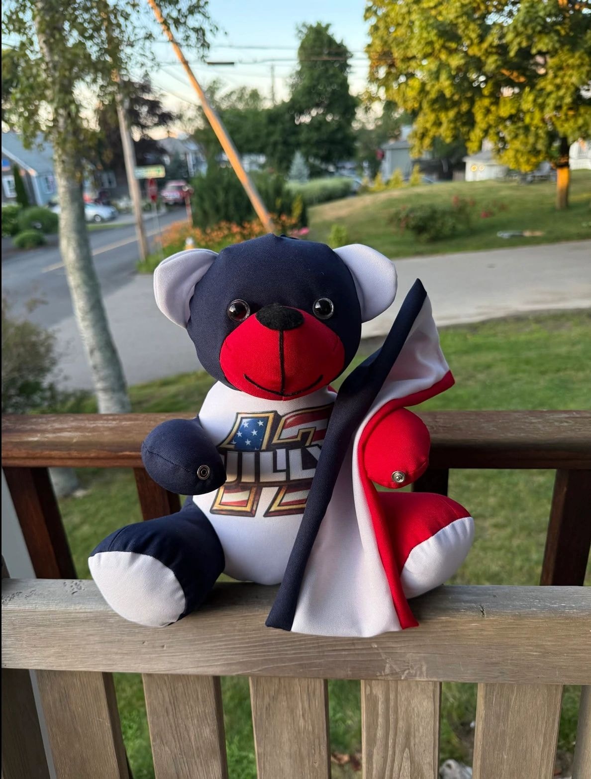 Handcrafting a memory keepsake bear